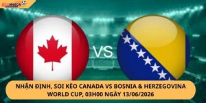 Nhận Định, Soi Kèo Canada vs Bosnia & Herzegovina